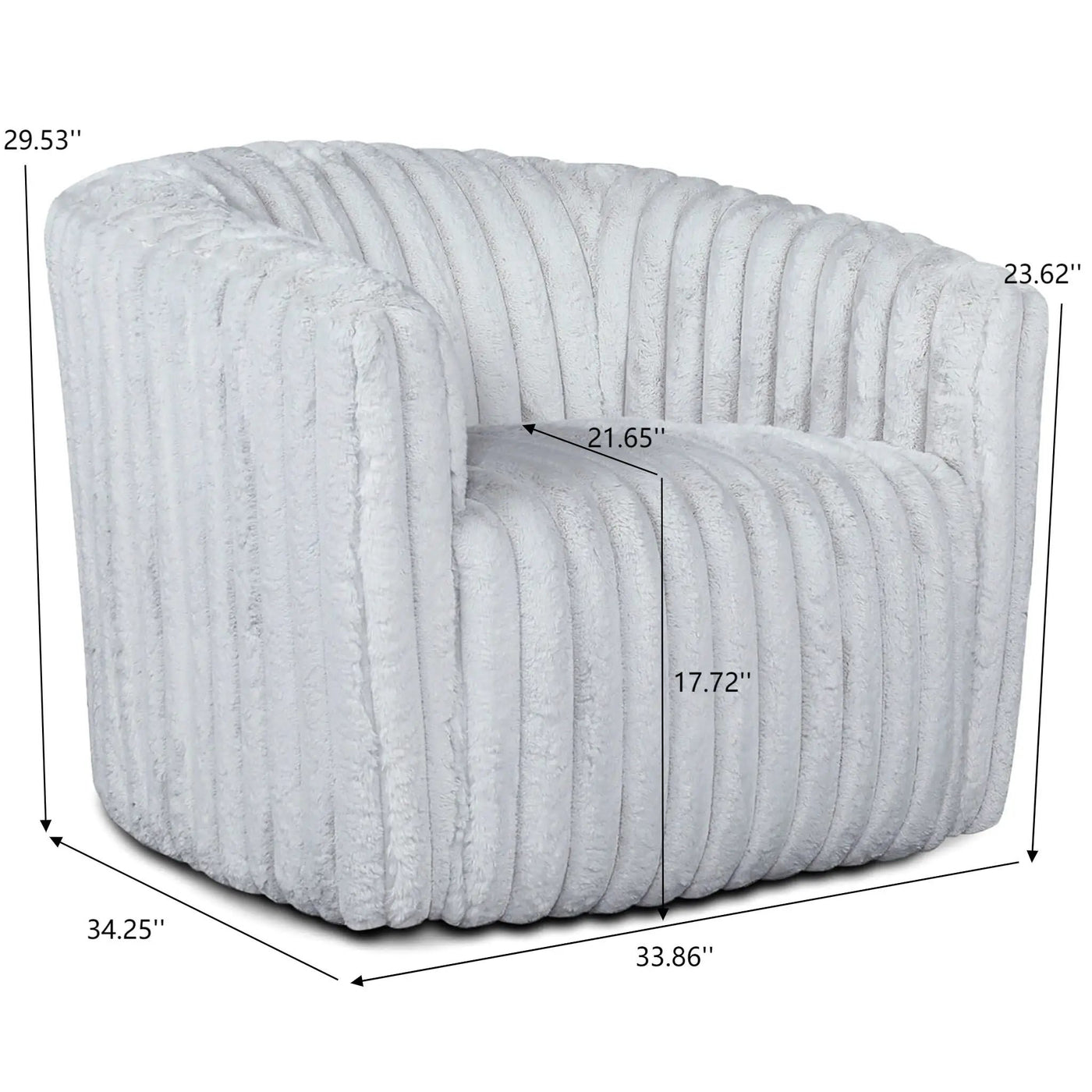 Mira - Modern Comfort Swivel Chair by HouseOfZazla