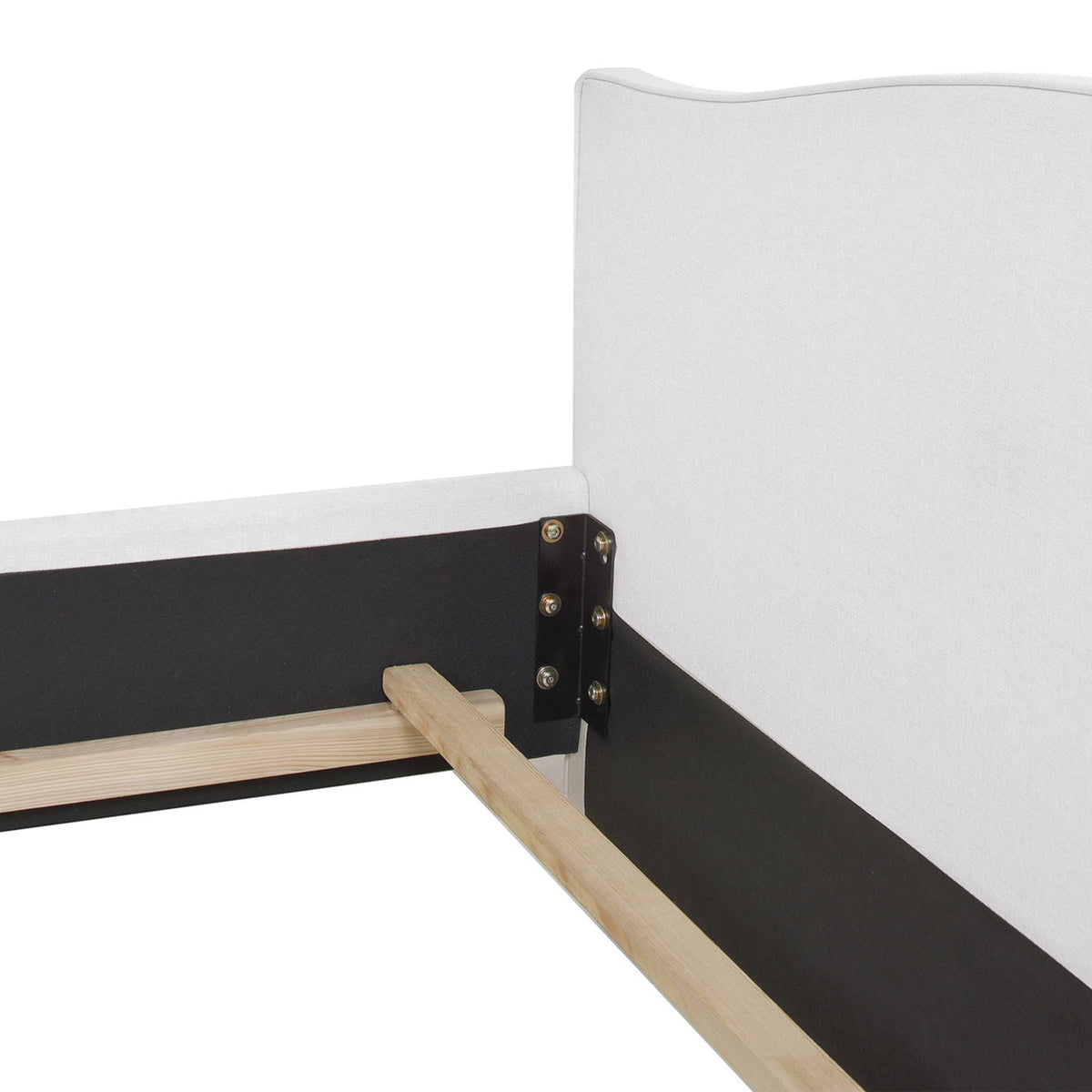 Marcella - Upholstered Shelter Headboard Bed, photo 30 of 35