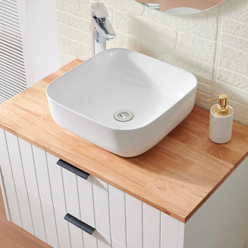 32-Inch Double Drawer Wall-Mounted Bathroom Vanity by HouseOfZazla