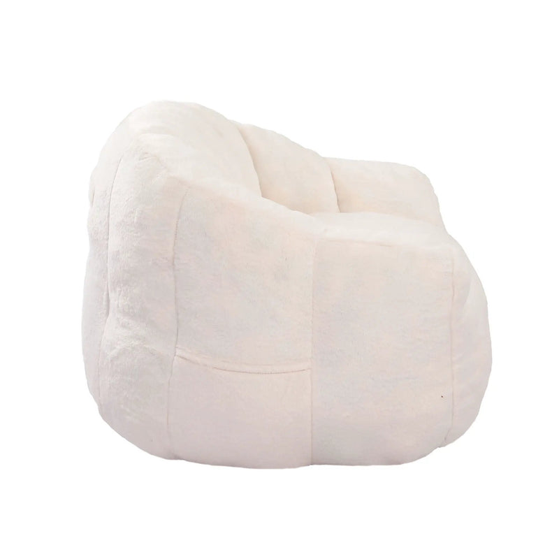Beanbag Chair, Beanbag Sofa Chair With Armrests Stuffed High Density Foam by HouseOfZazla