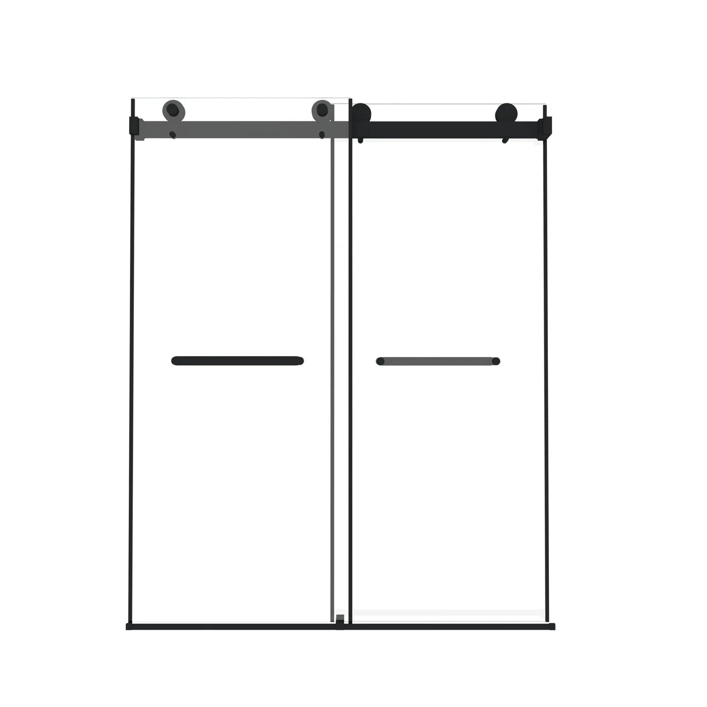 Frameless Double Sliding Shower Door by HouseOfZazla