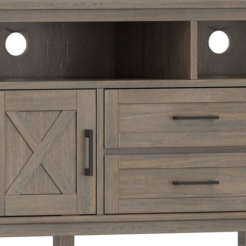 Ela - TV Media Stand - Smoky Brown by Unique Piece Furniture