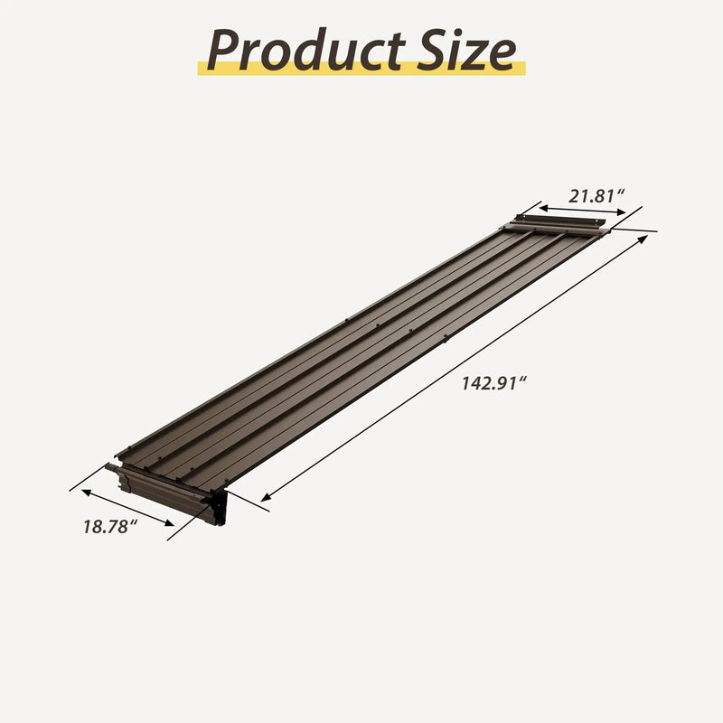 Gazebo Connector Kit for 12ft Width Wall-Mounted Gazebos by HouseOfZazla