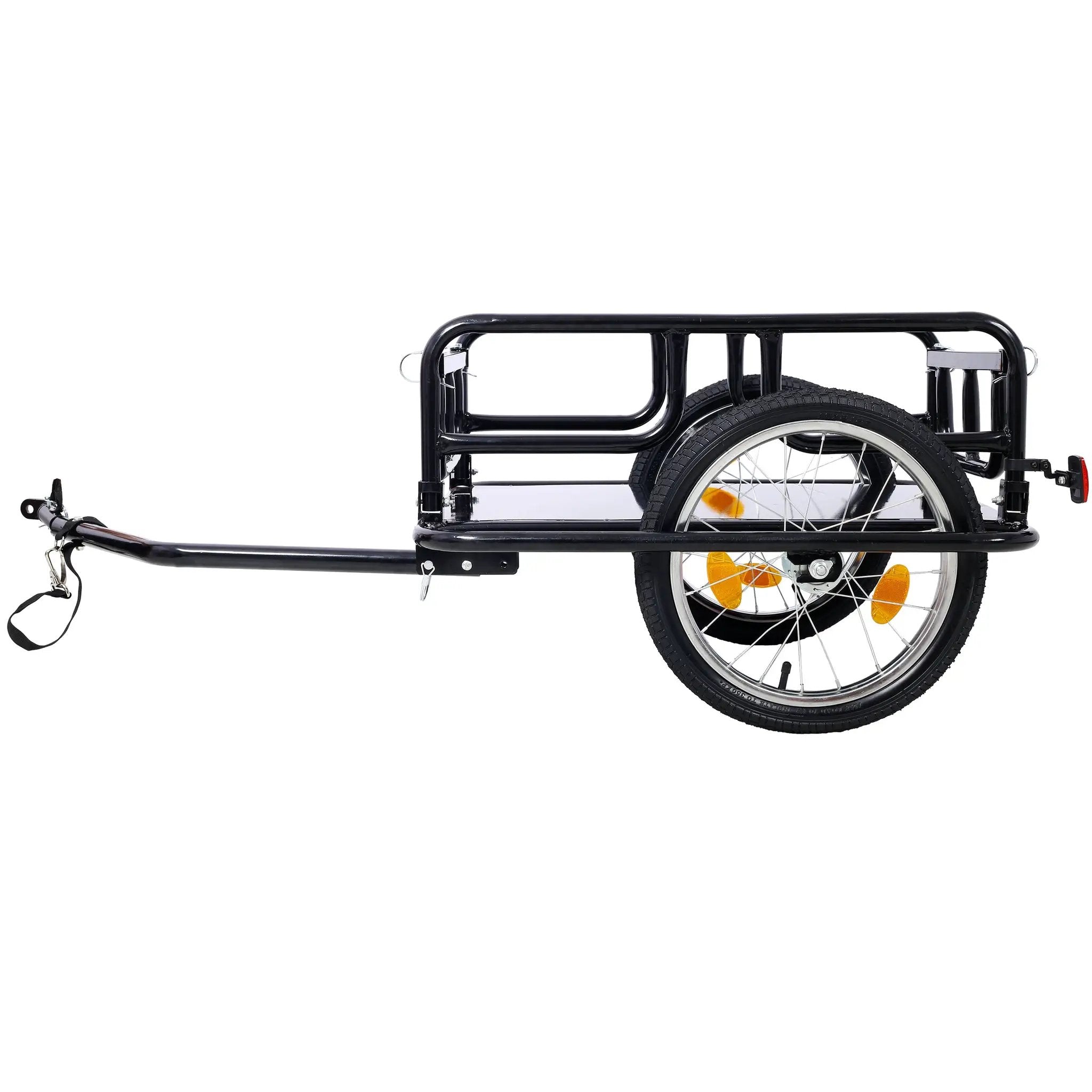 Foldable Bike Cargo Trailer with Universal Bike Hitch by HouseOfZazla