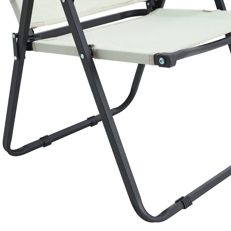 Folding Outdoor Chair For Indoor, Outdoor Camping, Picnics, Beach, Backyard, Bbq, Party, Patio by HouseOfZazla