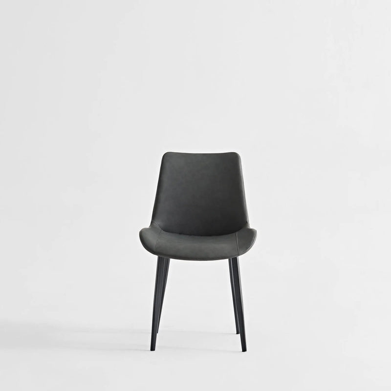 Dining Table Set, Chairs (Set of 2) - Gray