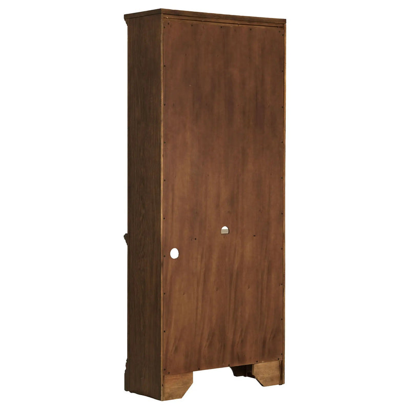 Hartshill 78-inch 5-shelf Bookcase Burnished Oak by Unique Piece Furniture