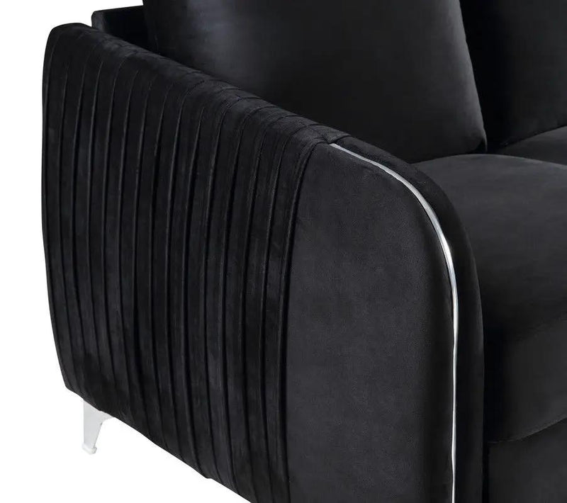 Hathaway - Modern Chic Loveseat Couch by HouseOfZazla