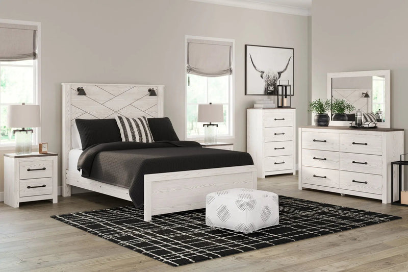 Gerridan - Panel Bedroom Set With Sconces by Unique Piece Furniture