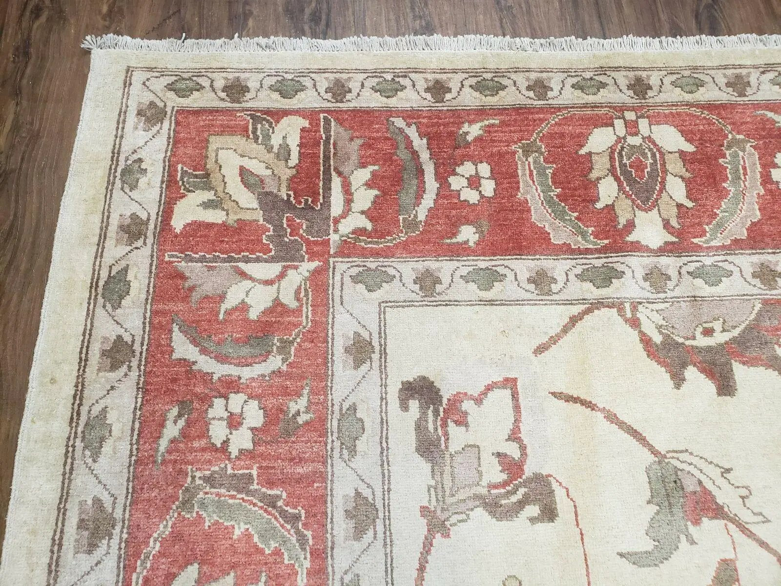 9' X 12' One-Of-A-Kind William Pak Peshawar Hand-knotted Wool Rug Nice by Jewel Rugs