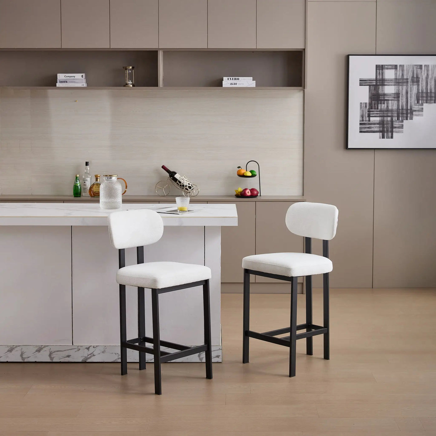 Modern Counter Height Stools (Set of 2) by HouseOfZazla