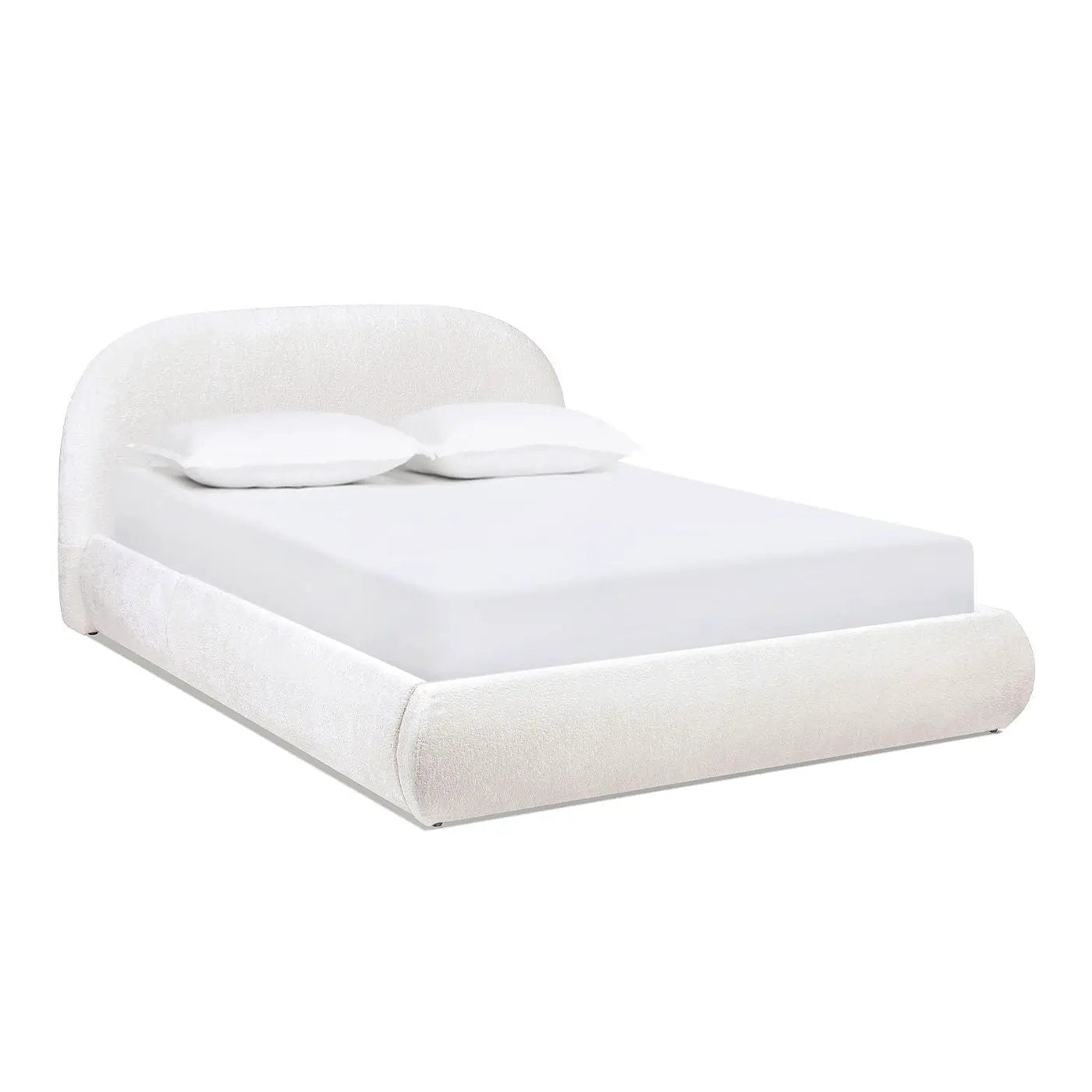 Archie Puffy Grounded - Upholstered Platform Bed by Unique Piece Furniture