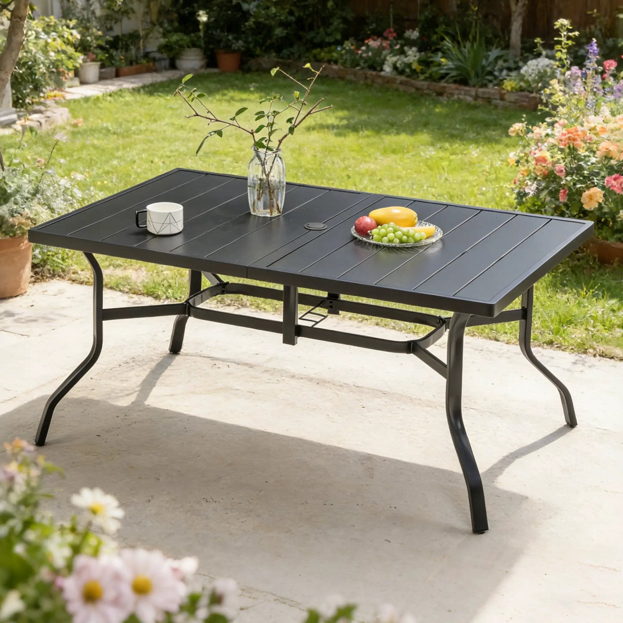 Outdoor Dining Table for 6 by HouseOfZazla