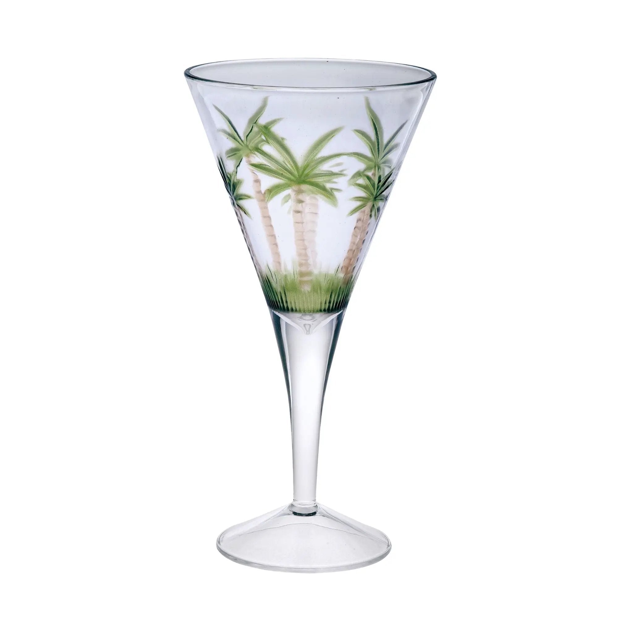 Leadingware V Shaped Unbreakable Plastic Wine Glasses, 14Oz (Set of 4) - Clear by HouseOfZazla