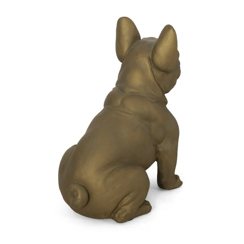 Dog Garden Sculpture, Outdoor French Bulldog Garden Statue by HouseOfZazla
