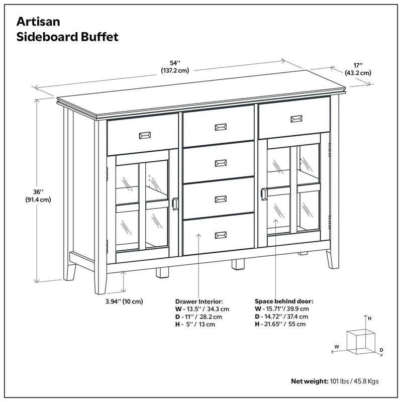 Artisan - Handcrafted Sideboard Buffet