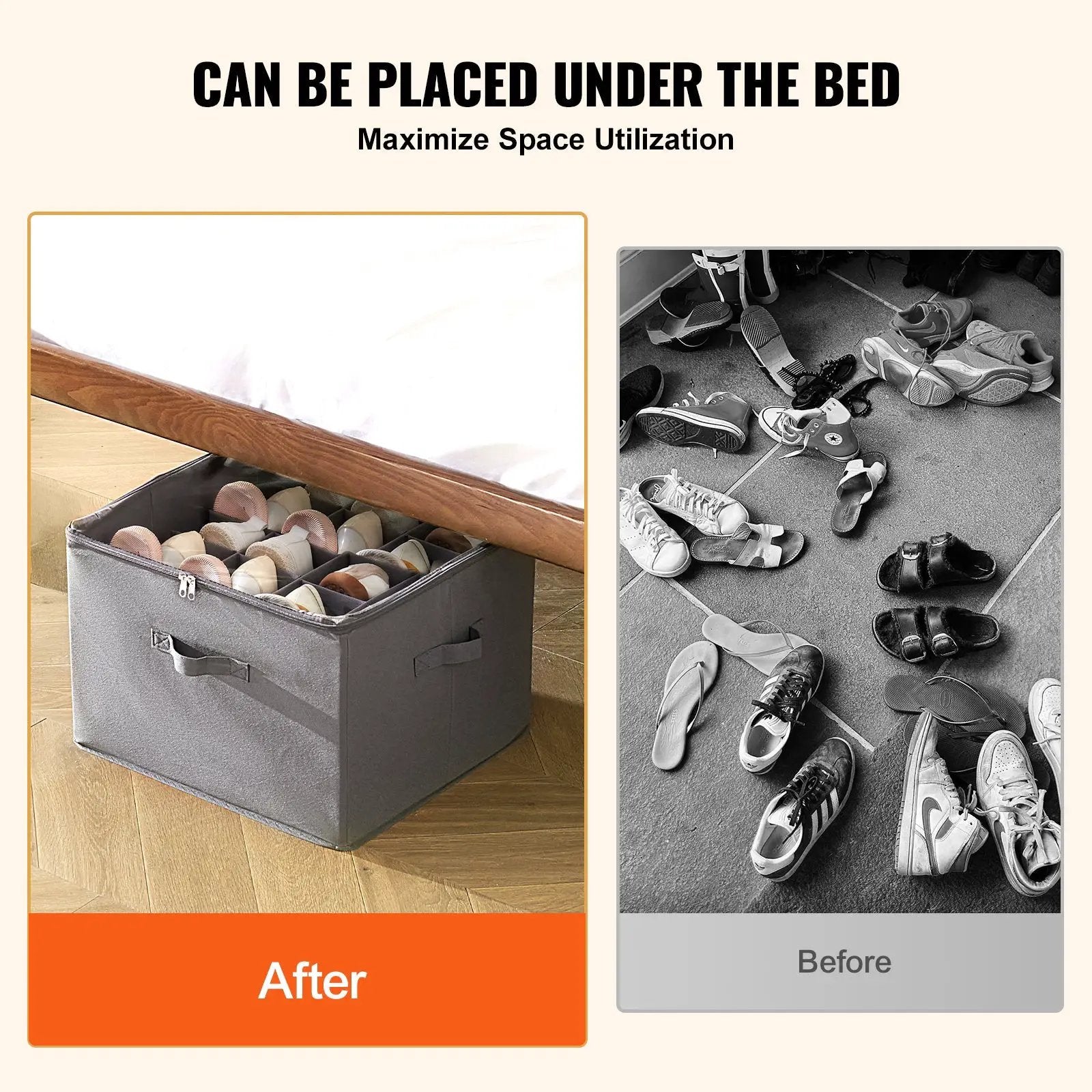 Under Bed Shoe Storage Organizer by HouseOfZazla