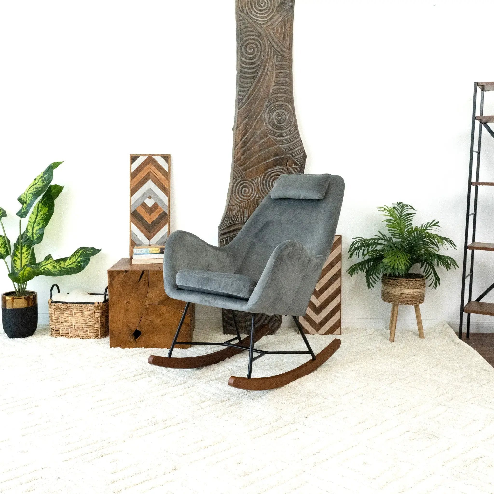 Chel - Mid-Century Modern Rocking Chair by Unique Piece Furniture