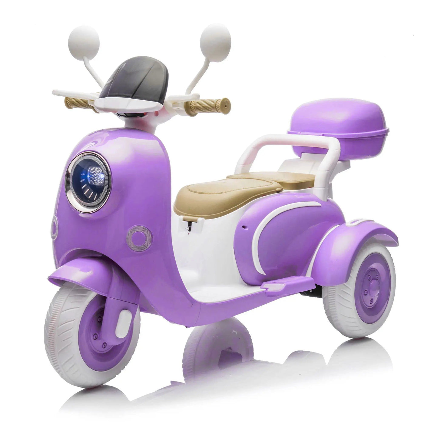 12V Two Motors Kids Ride On Two-Seater Electric Motorcycle by HouseOfZazla