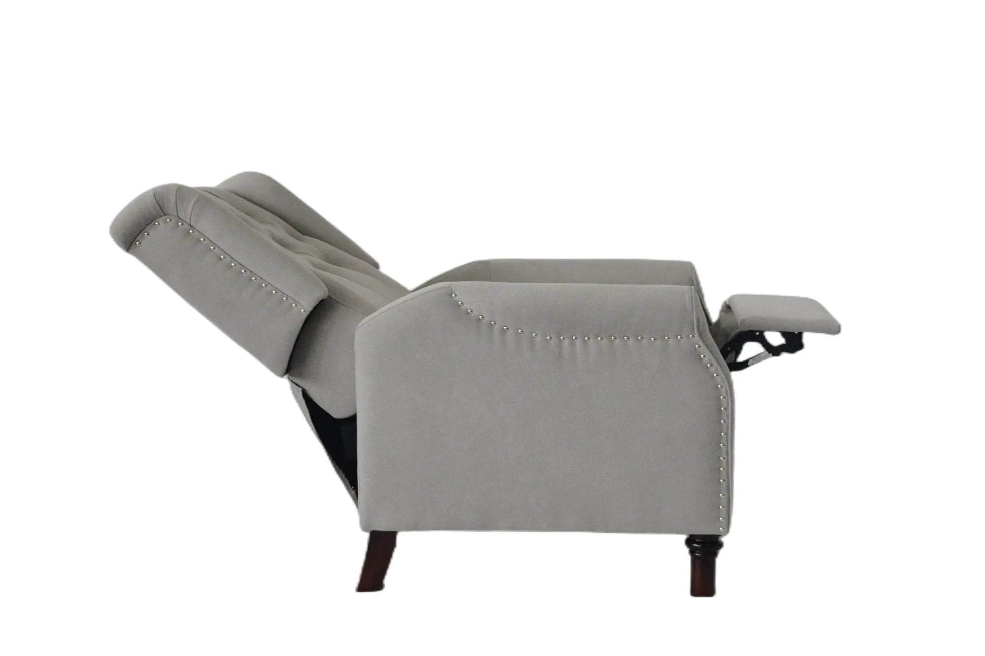 Brand New Recliner Sofa Cozy Soft Living Room Sofa Chair - Light Gray by Unique Piece Furniture