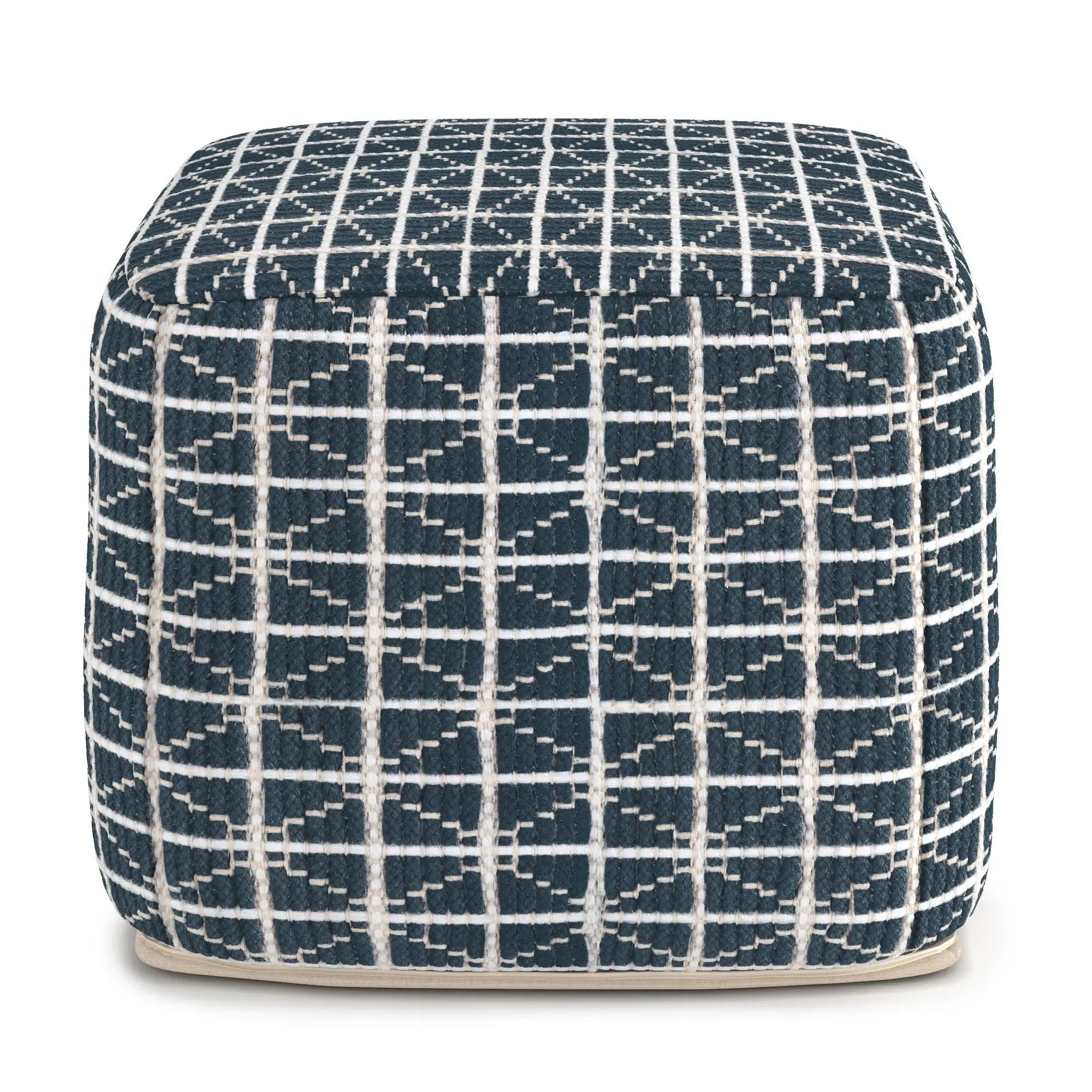 Noreen - Upholstered Square Pouf by Unique Piece Furniture
