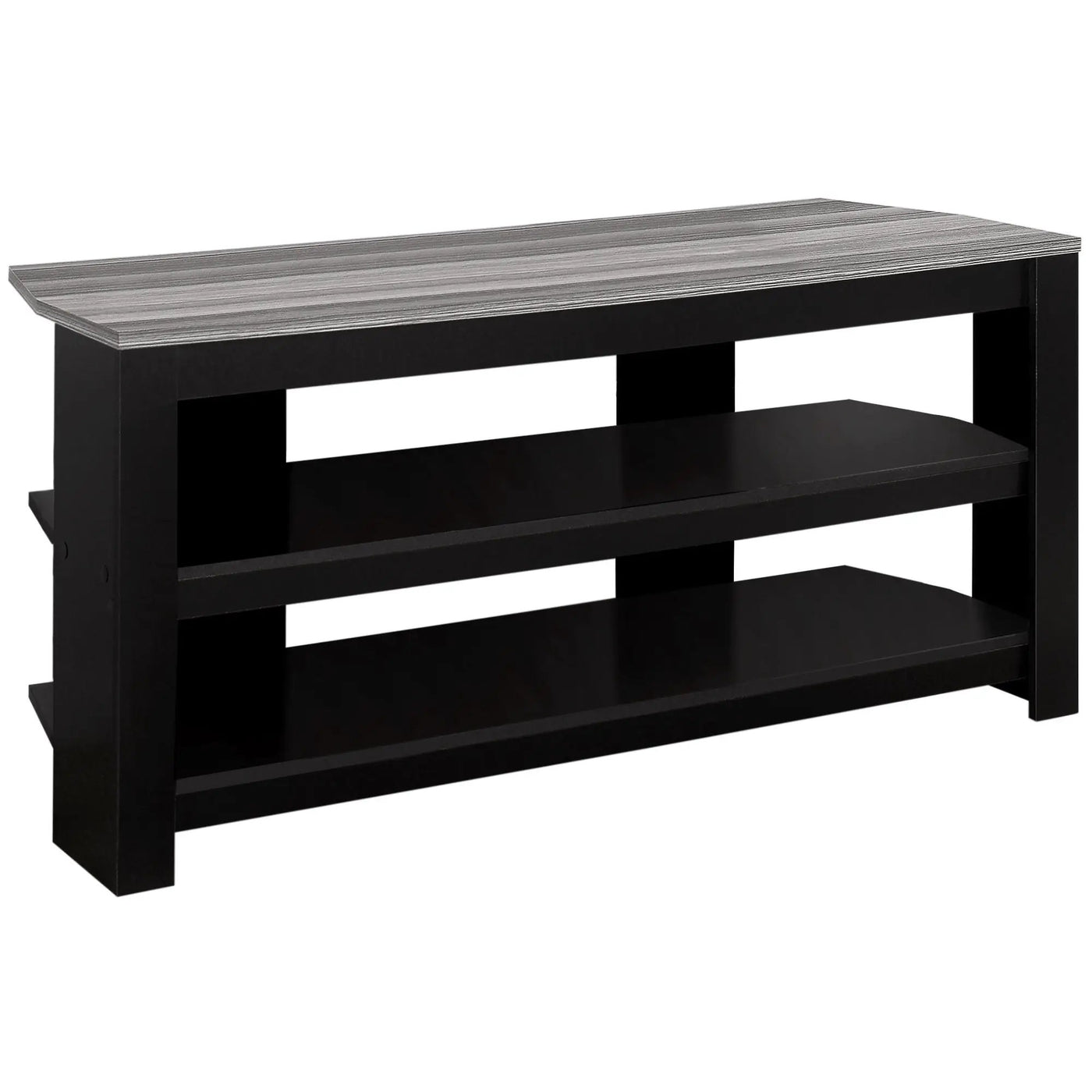 TV Stand Console Media Entertainment Center with 3 Storage Shelves by HouseOfZazla