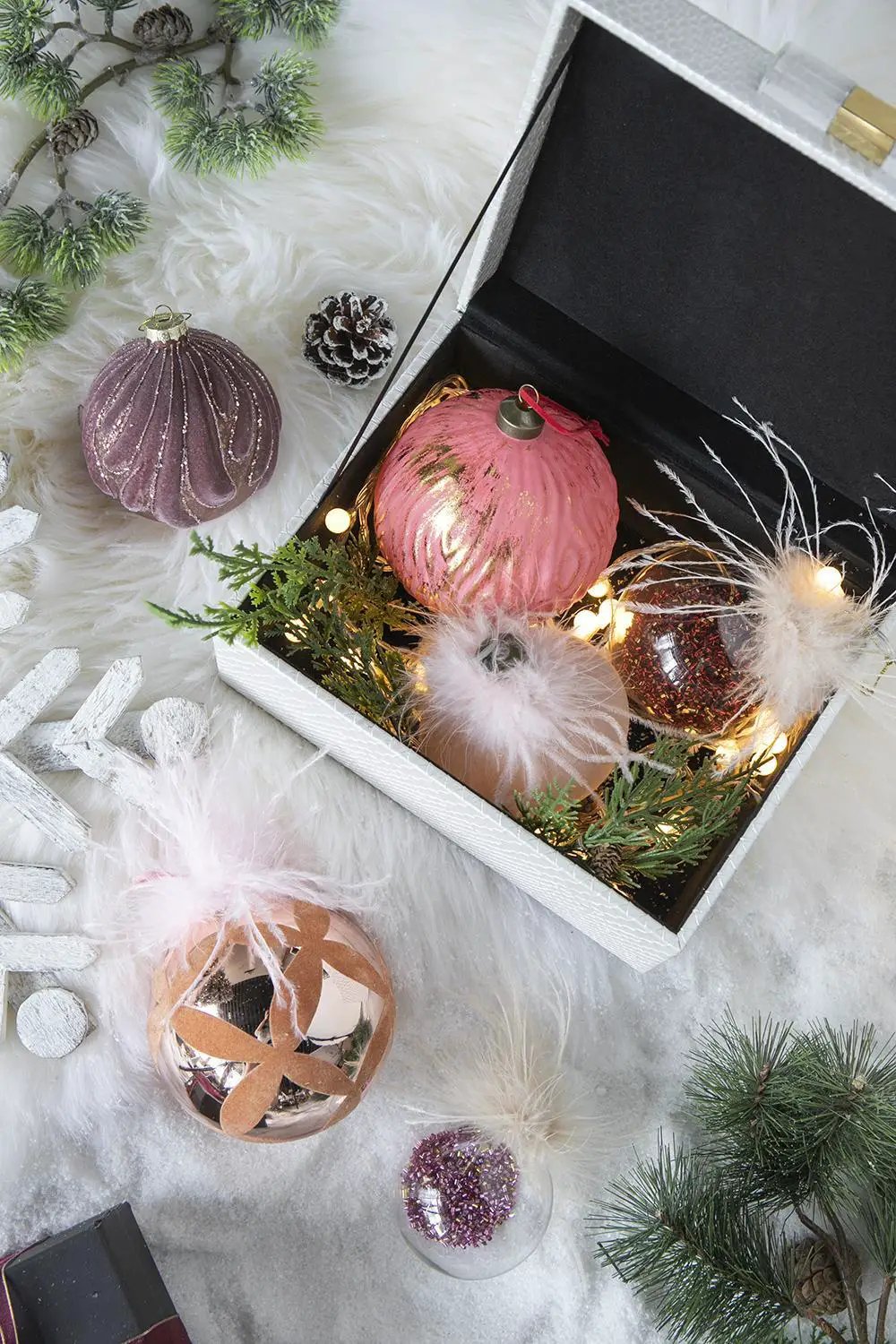 Christmas Ball Ornaments Decorative Hanging Ball Christmas Tree Ornaments For Holiday by HouseOfZazla