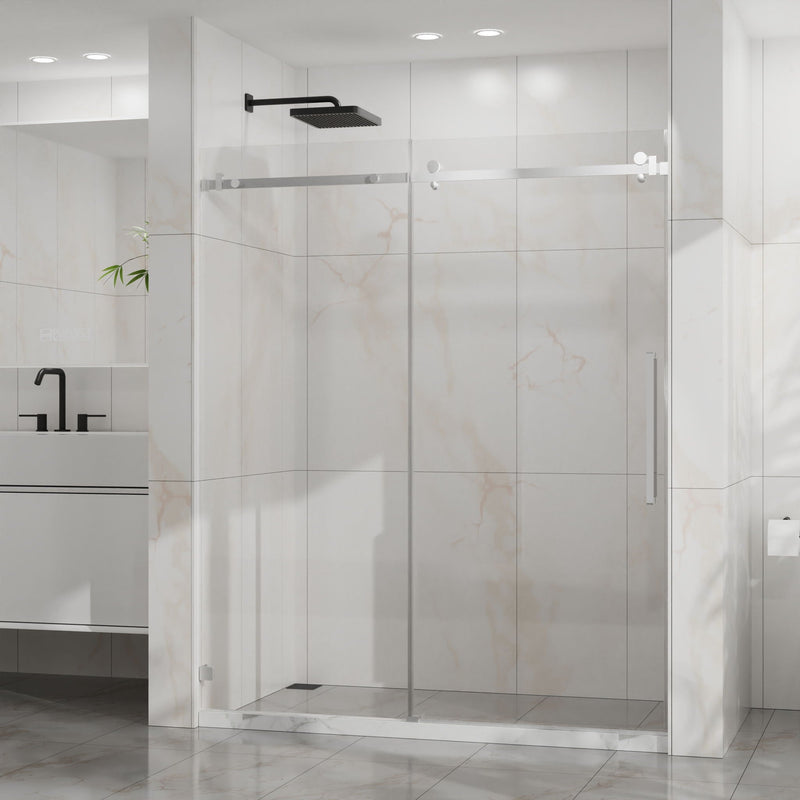 Frameless Tub Sliding Shower Door With Easy Clean Coating by HouseOfZazla