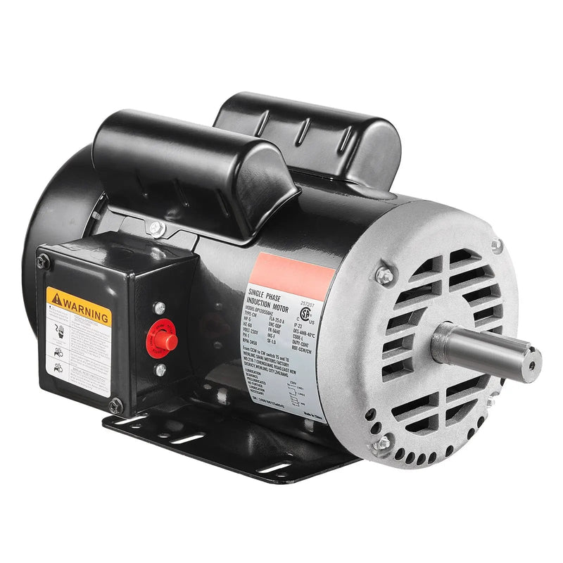 5HP Air Compressor Electric Motor 230V 25A 3450RPM CW/CCW Rotation by HouseOfZazla