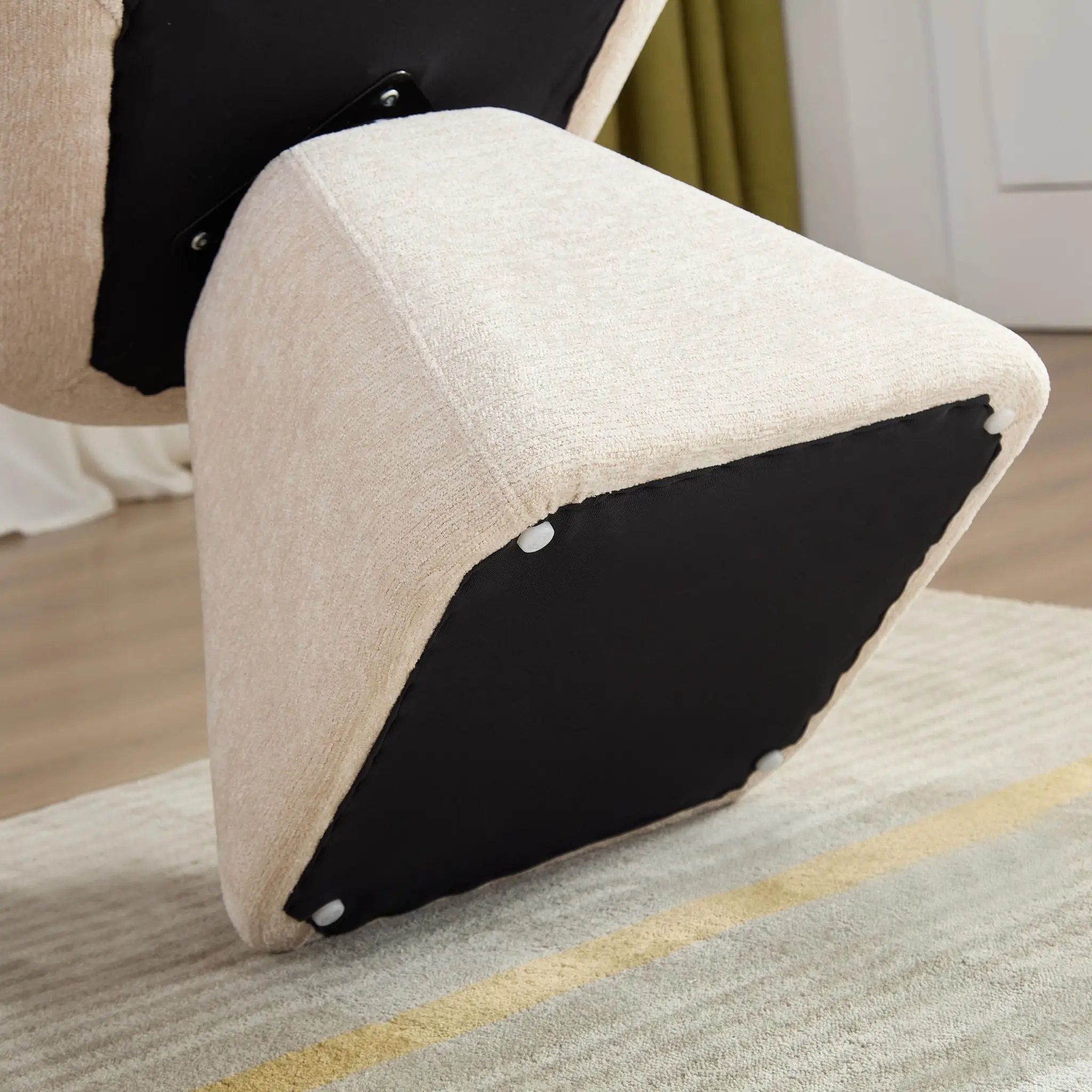 180° Rotating Accent Chair For Living Room - Beige by HouseOfZazla