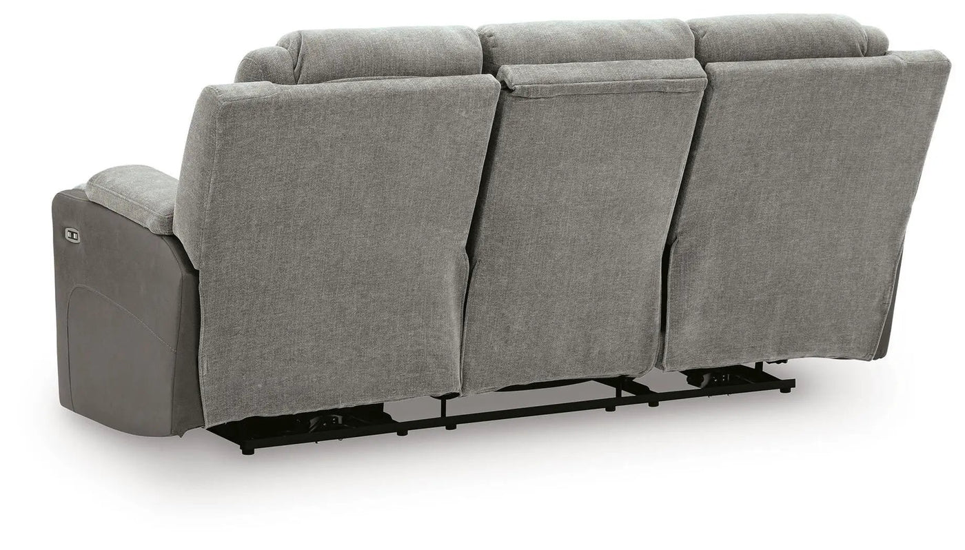 Mixed Motion - Power Reclining Sofa With Adjustable Headrest by Unique Piece Furniture