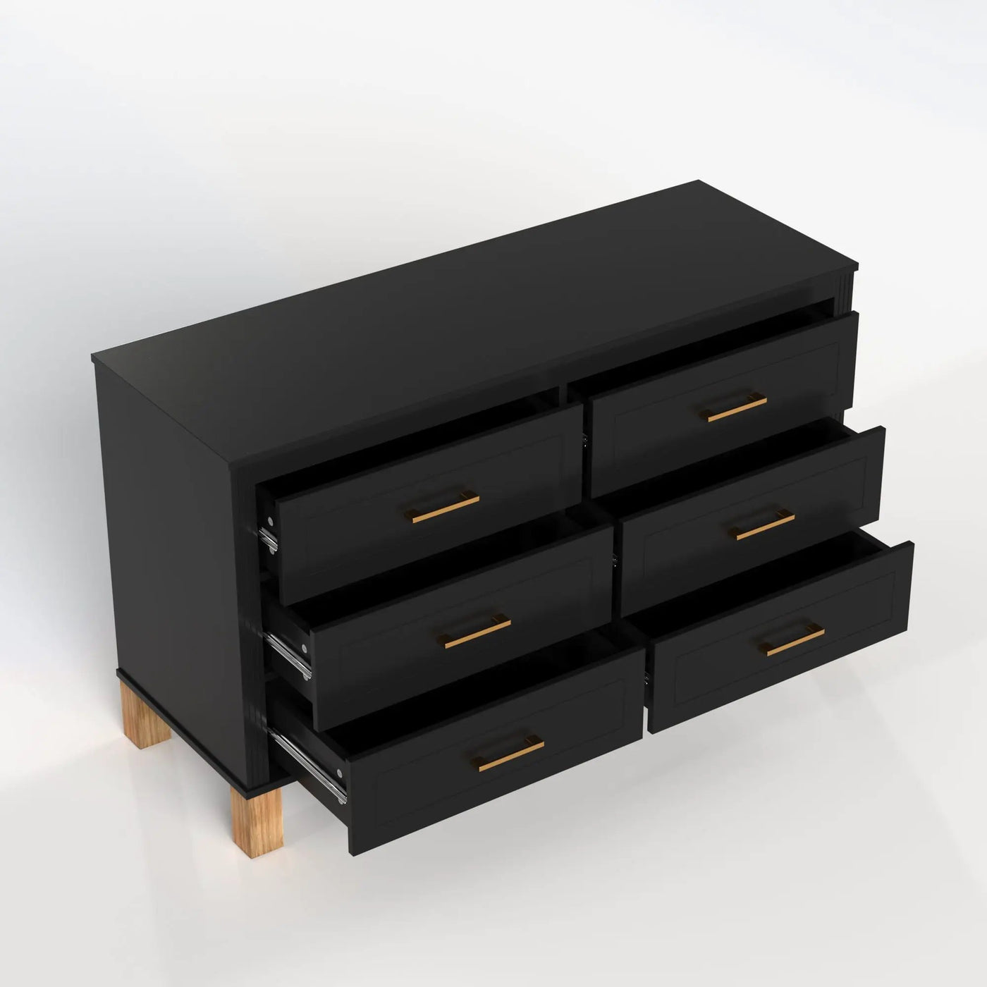 6 Drawer Double Dresser by HouseOfZazla