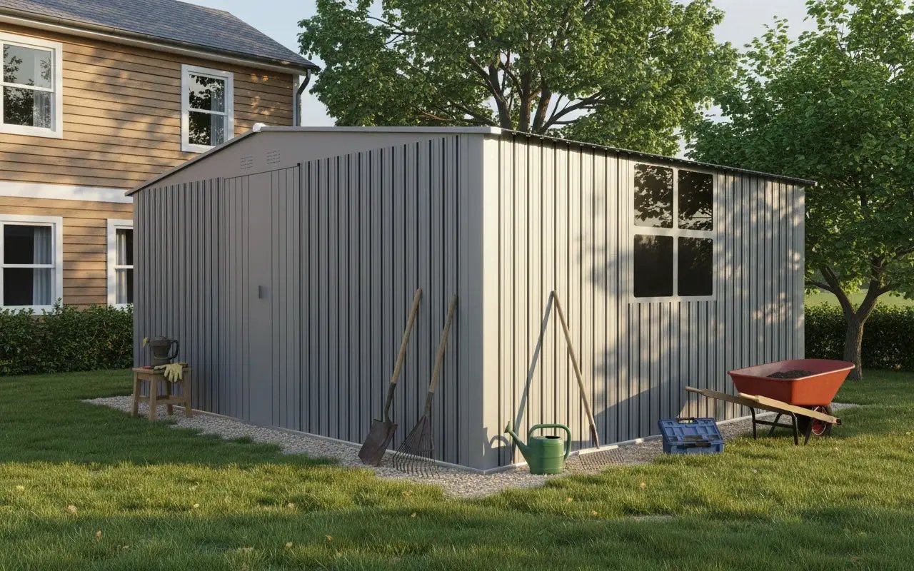 13×11ft New Outdoor Storage Shed by HouseOfZazla