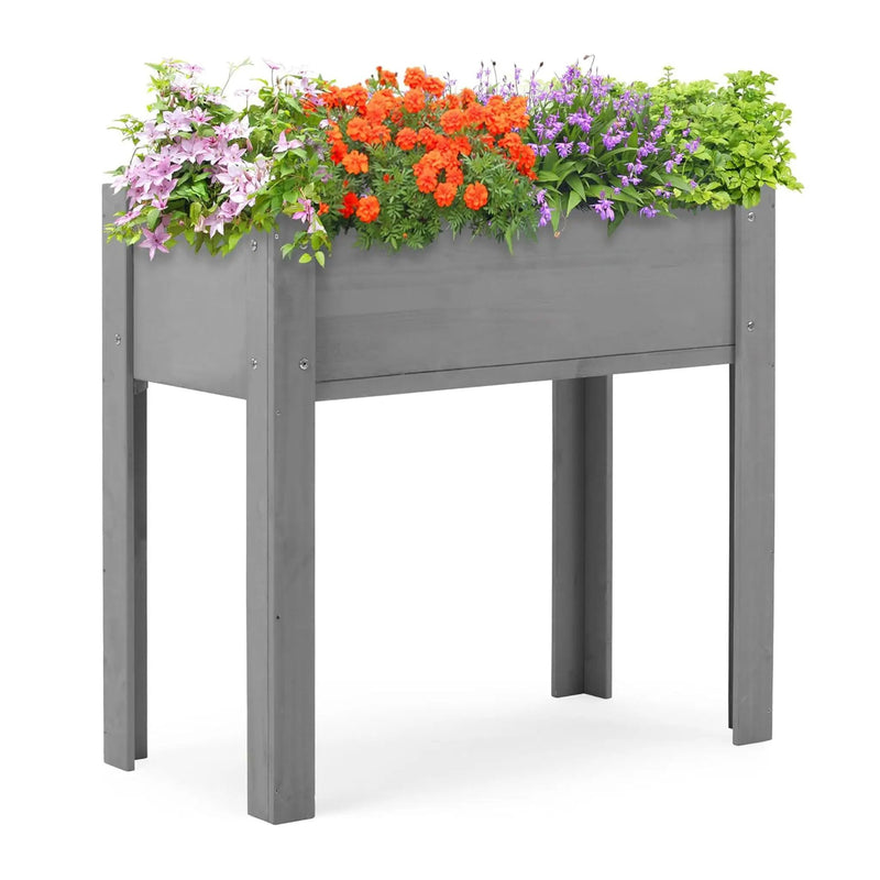 Raised Garden Bed With Legs, Elevated Planter Box For Outdoor Plants by Unique Piece Furniture
