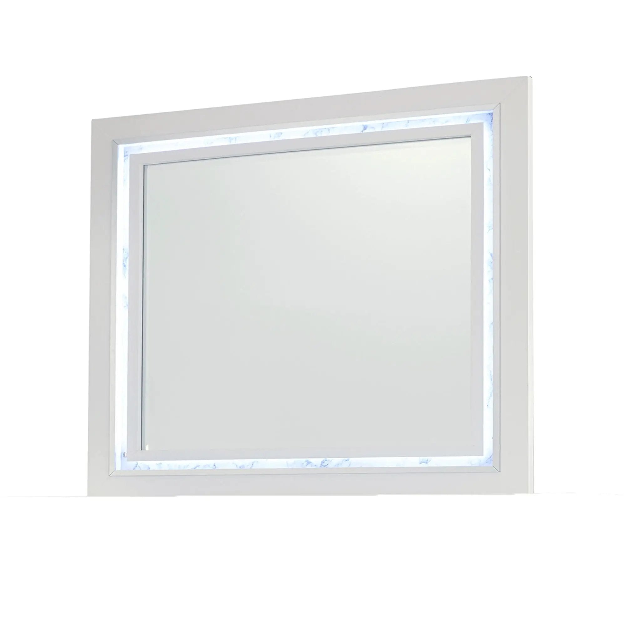 Skye - Marble Mirror - White by HouseOfZazla
