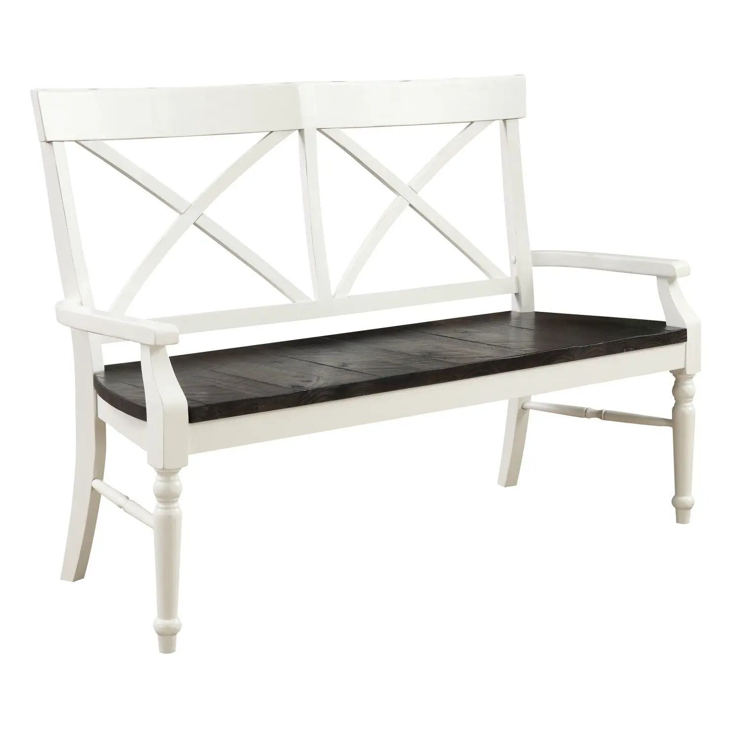 Mountina - Bench - Brown / White by Unique Piece Furniture