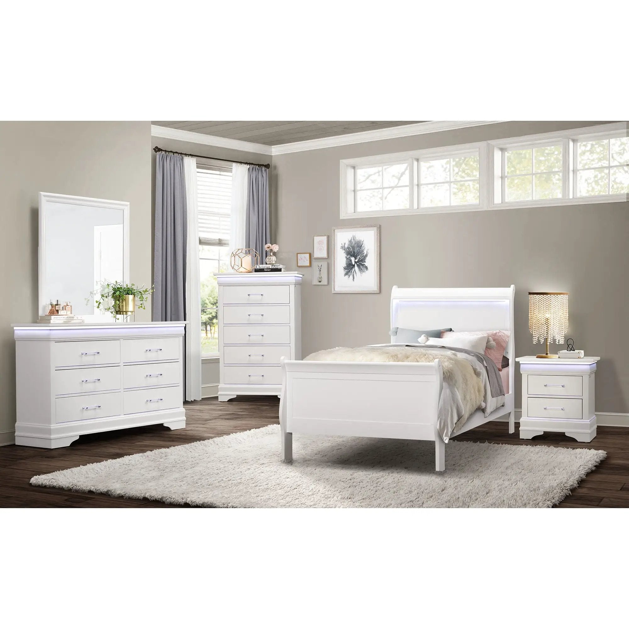 Charlston - Bed With LED by HouseOfZazla