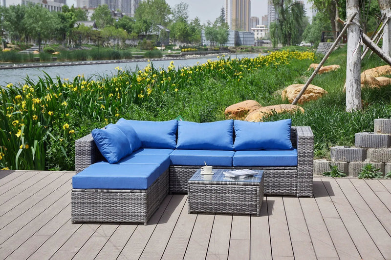 Patio Sofa With Cushions by HouseOfZazla