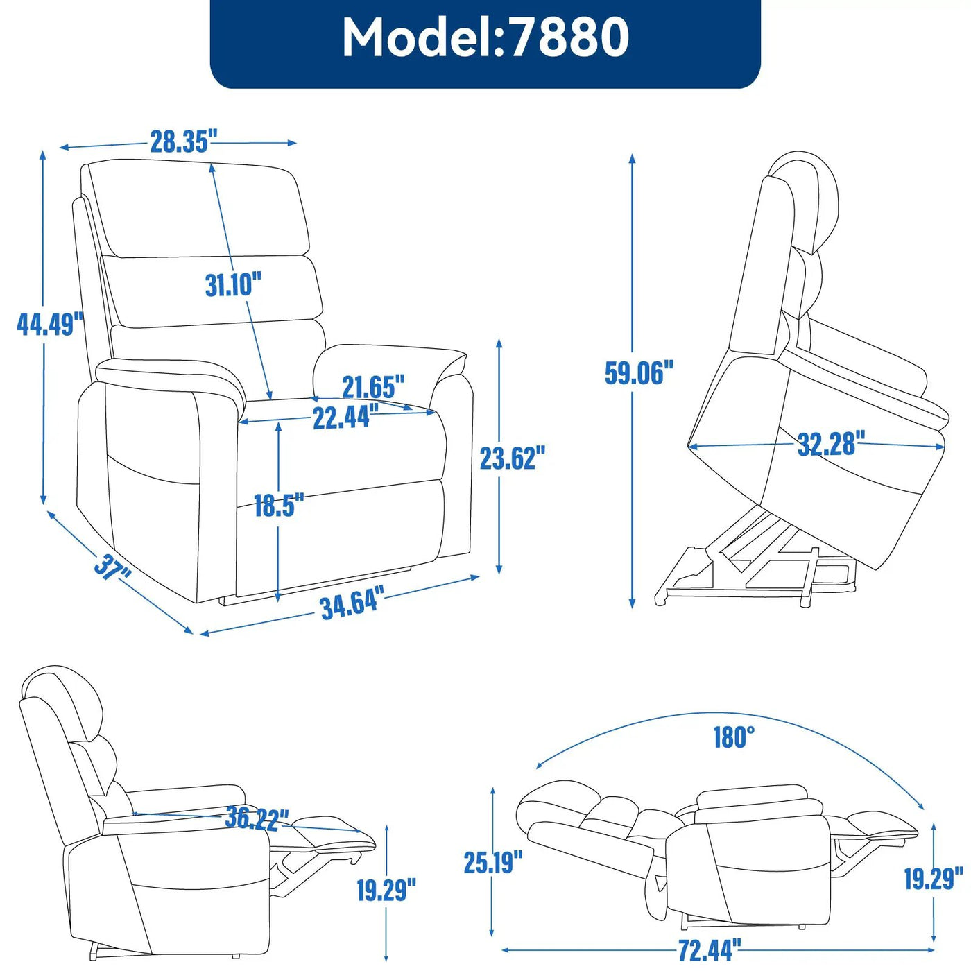 Brown Leatheraire Dual Motor Power Lift Recliner Chair by HouseOfZazla