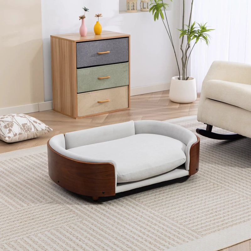 Scandinavian Style Elevated Dog Bed Pet Sofa by HouseOfZazla