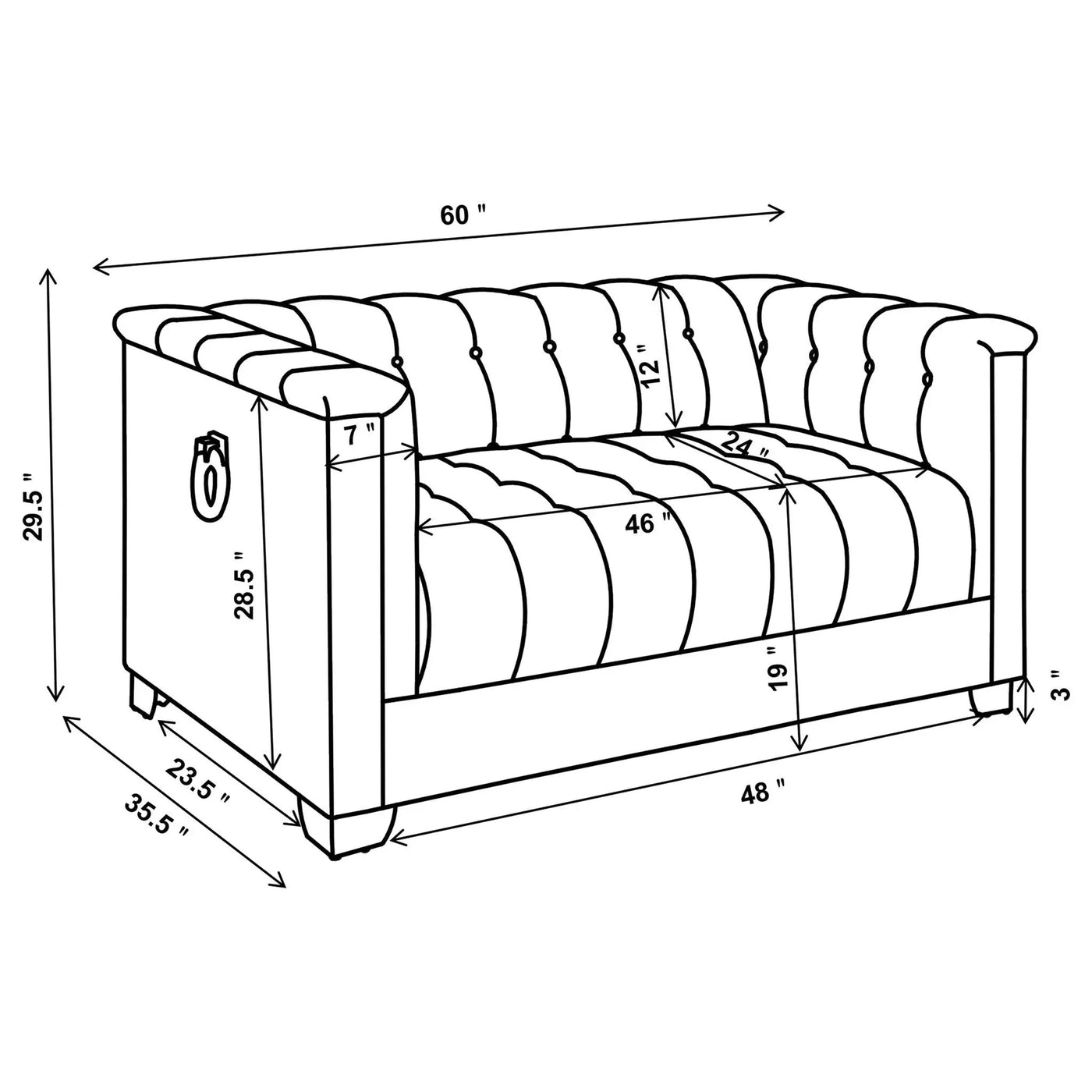 Hailey - Living Room Sofa Set by HouseOfZazla