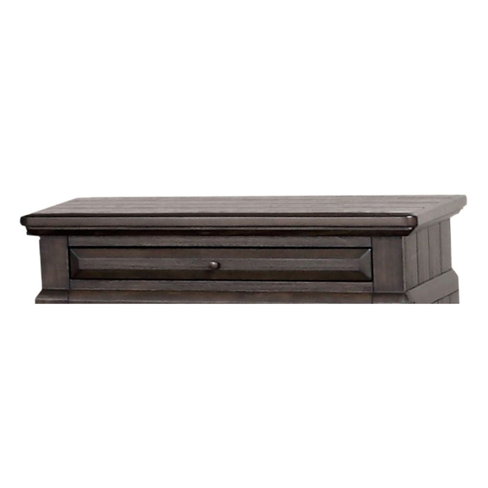 2 Drawer Nightstand with Pull-Out Tray - Mahogany, photo 6 of 7