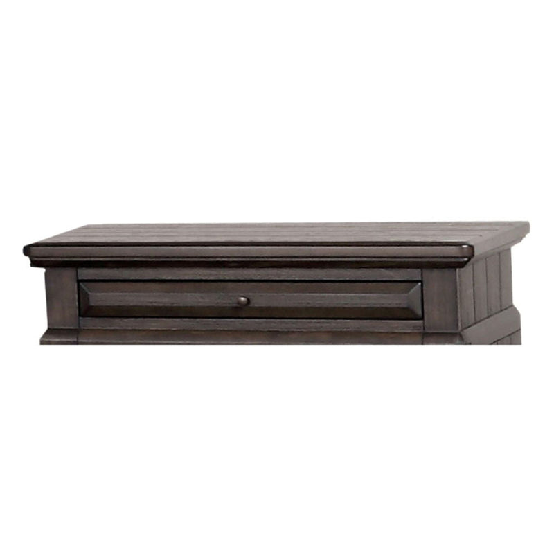 2 Drawer Nightstand with Pull-Out Tray - Mahogany, photo 6 of 7