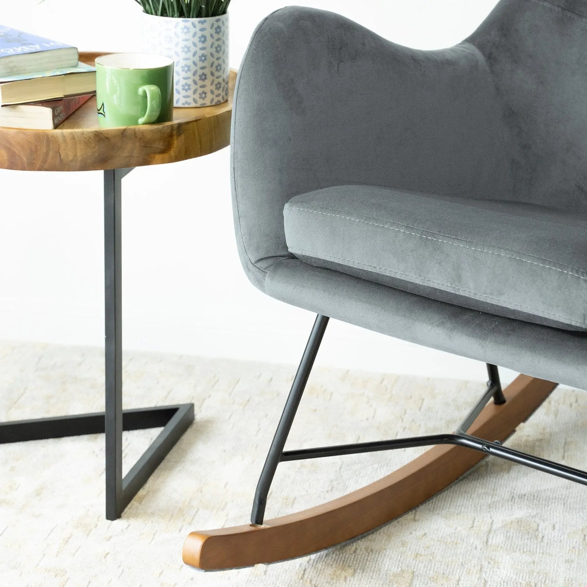 Chel - Mid-Century Modern Rocking Chair by Unique Piece Furniture