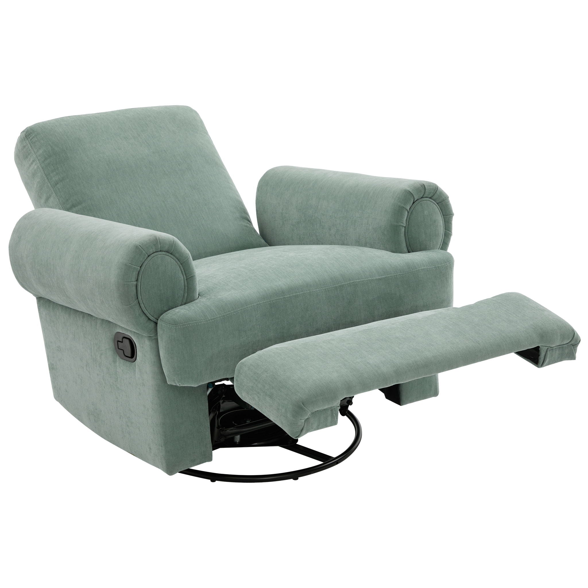 Manual Swivel Recliner Rocker Chair With Adjustable Backrest by HouseOfZazla