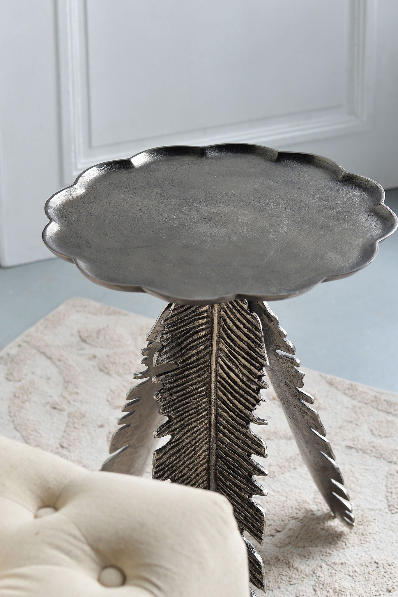 Leaf Side Table - Silver by HouseOfZazla