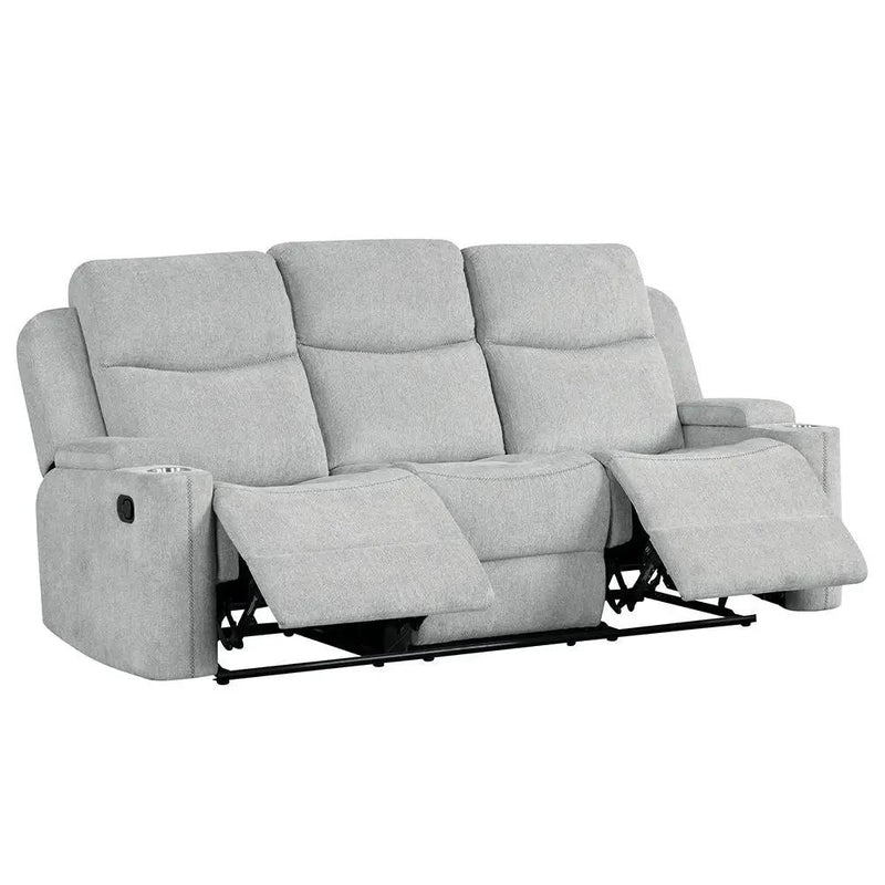 Galya - Motion Sofa - Light Gray Chenille by Unique Piece Furniture