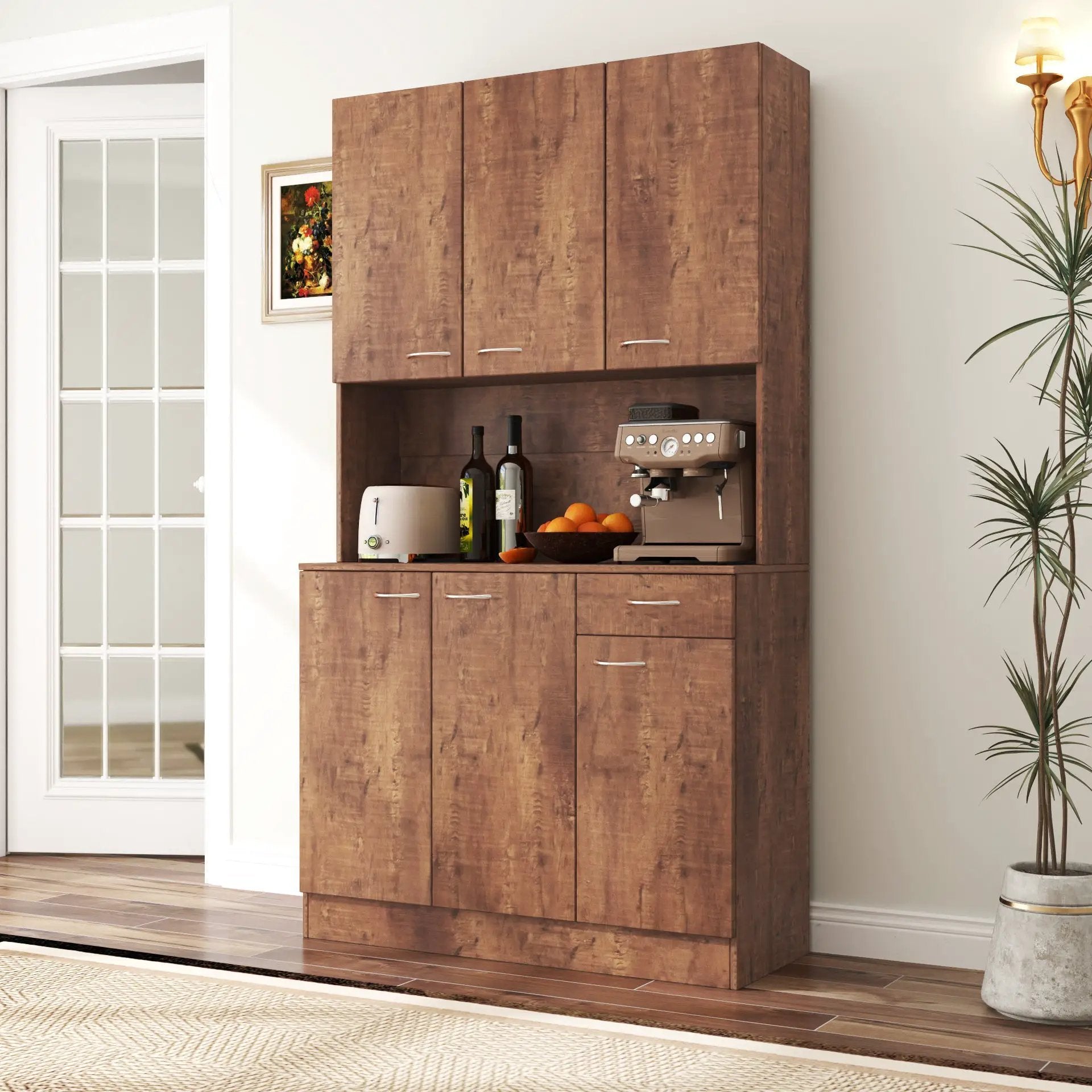 70.87" Tall Wardrobe & Kitchen Cabinet by HouseOfZazla