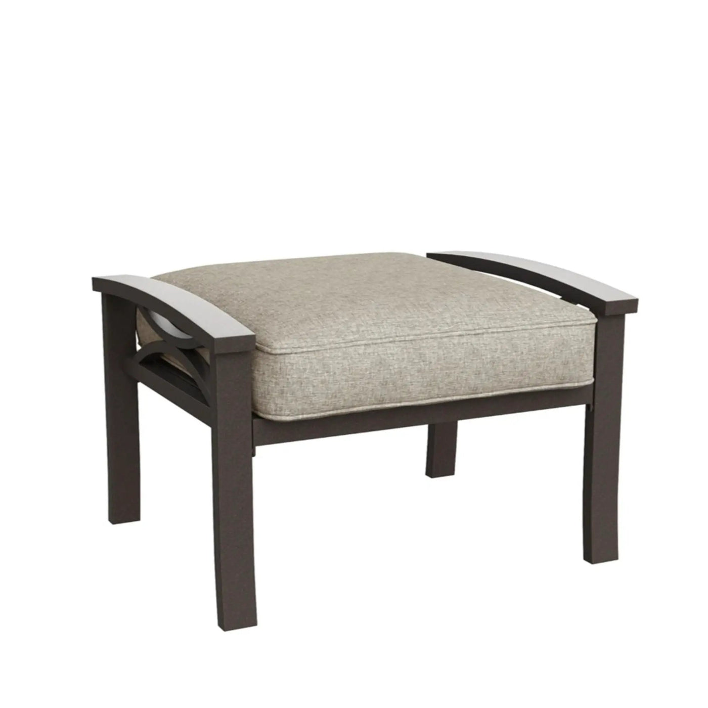 Modern All-Weather Ottomans With Cushions (Set of 2) by HouseOfZazla
