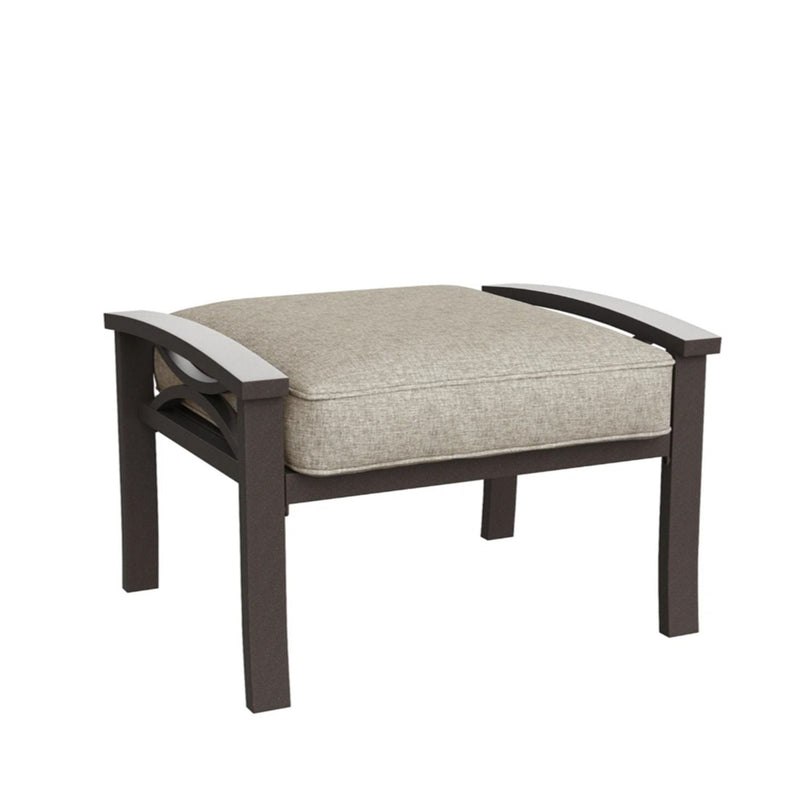 Modern All-Weather Ottomans With Cushions (Set of 2) by HouseOfZazla